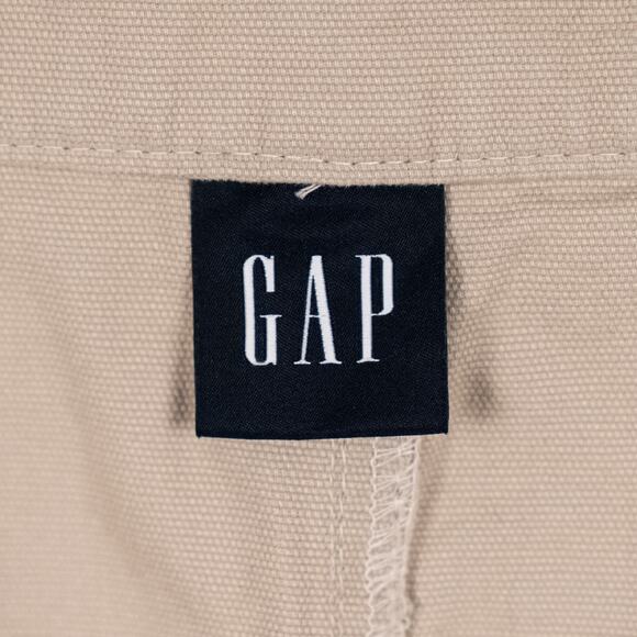 GAP Women's Mid-Rise Loose Fit Carpenter Pant Size 6 Beige 100% Cotton Classic - Picture 9 of 9